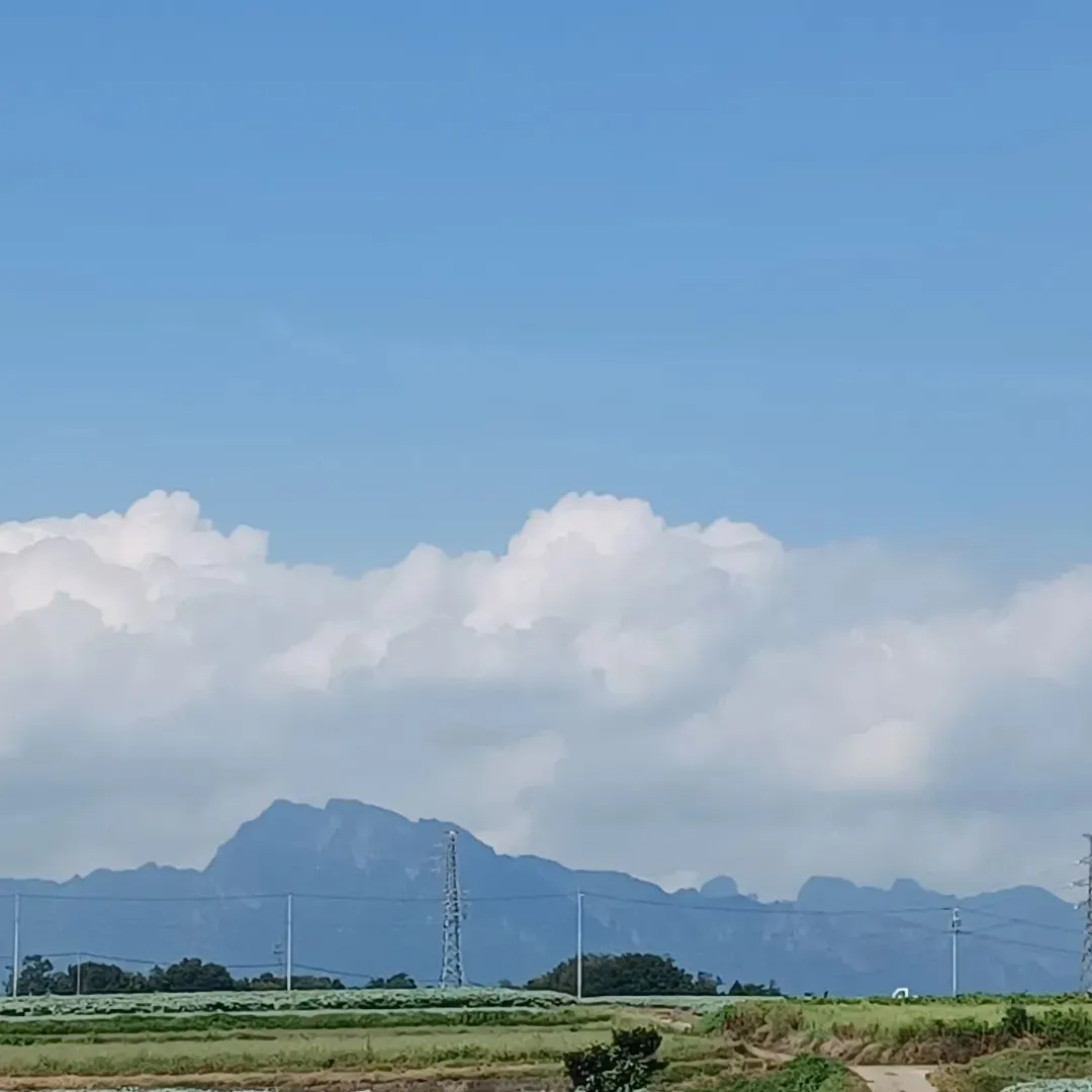 訪問看護途中に　妙義山