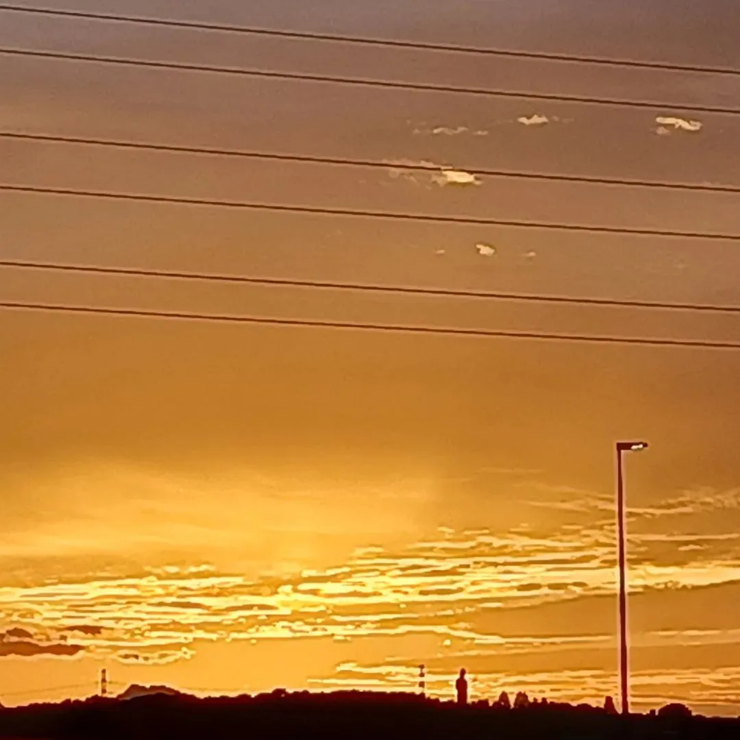 訪問看護帰りの夕焼け🌇｜高崎市で訪問看護なら はるのひ