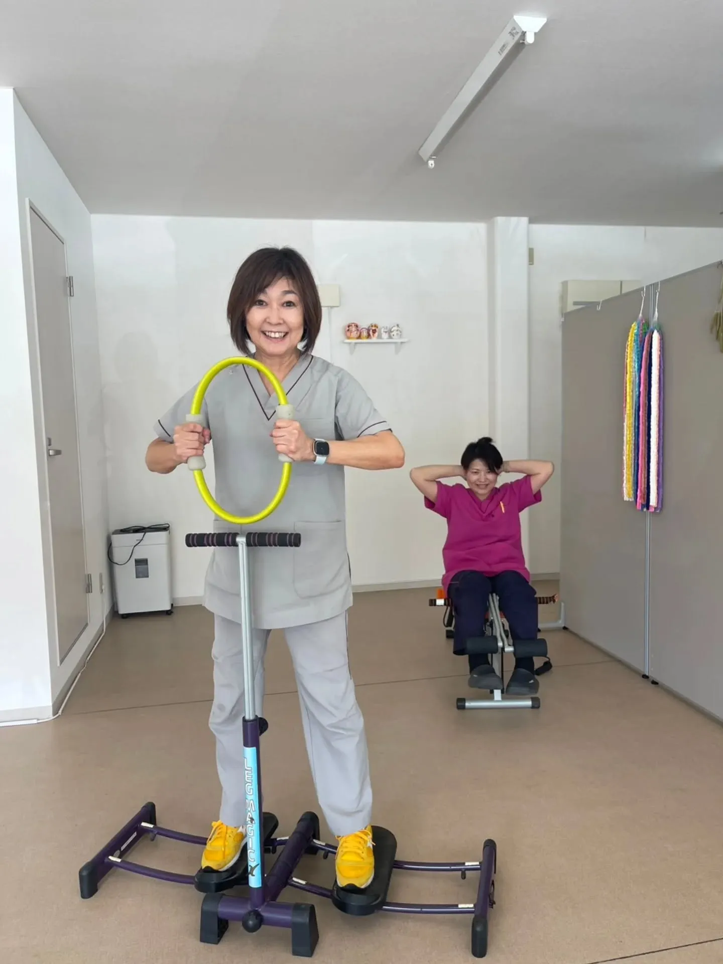 ステーション滞在時にトレーニング