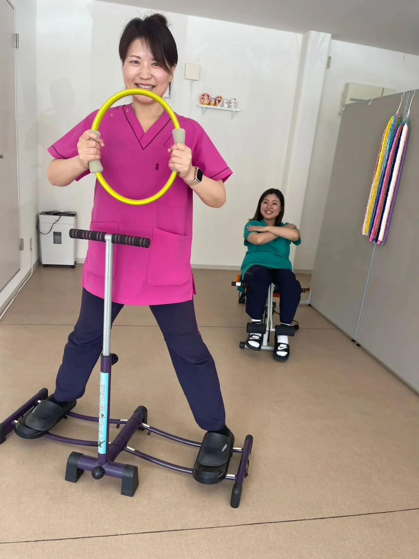 ステーション滞在時にトレーニング