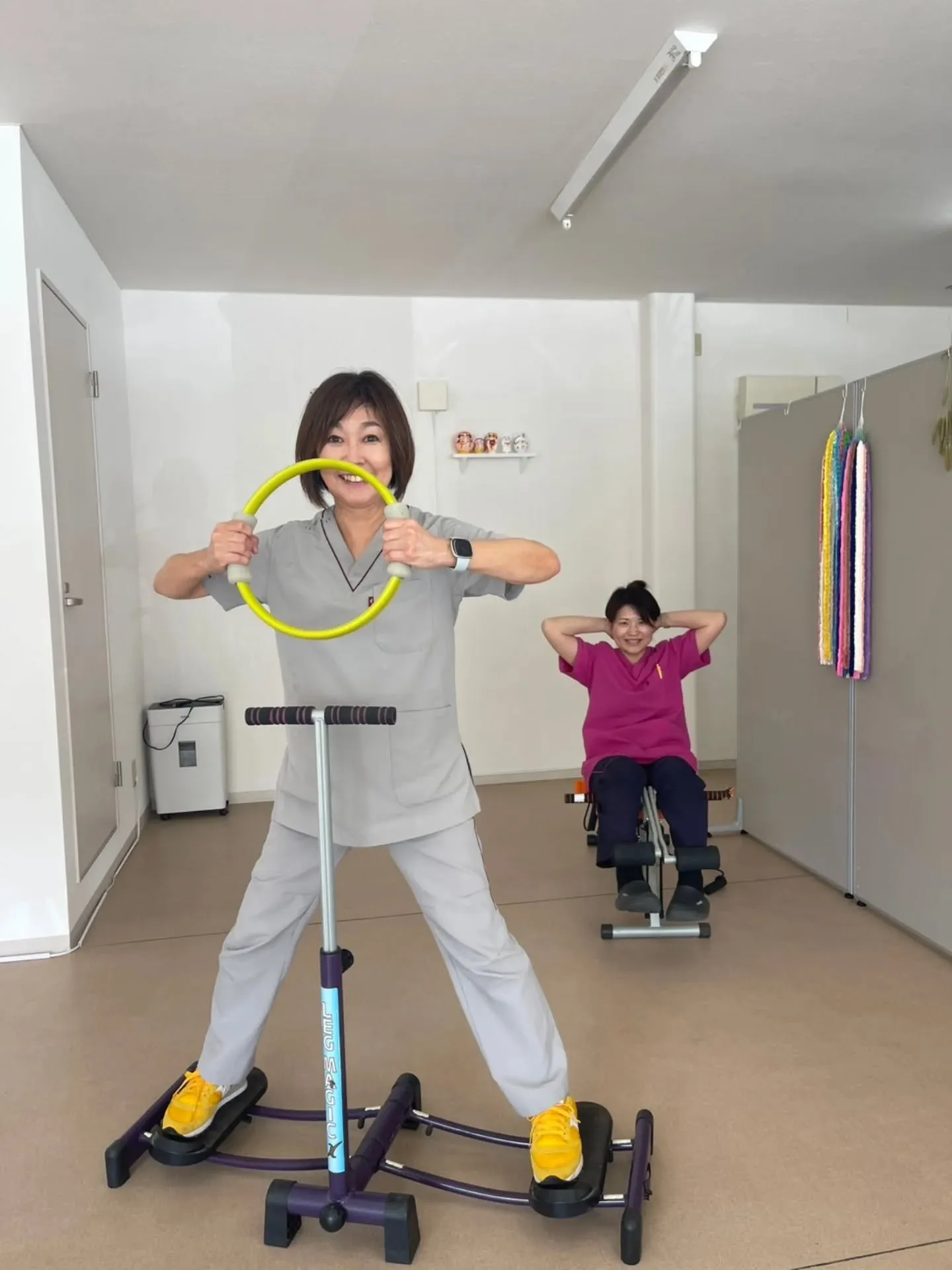 ステーション滞在時にトレーニング