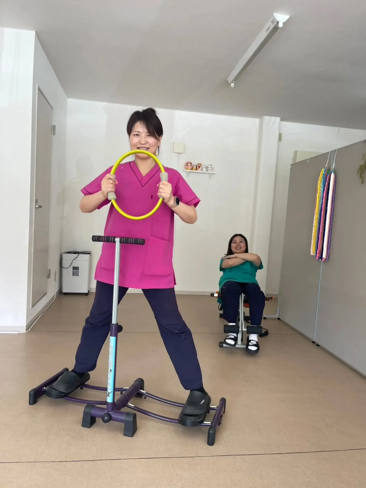 ステーション滞在時にトレーニング