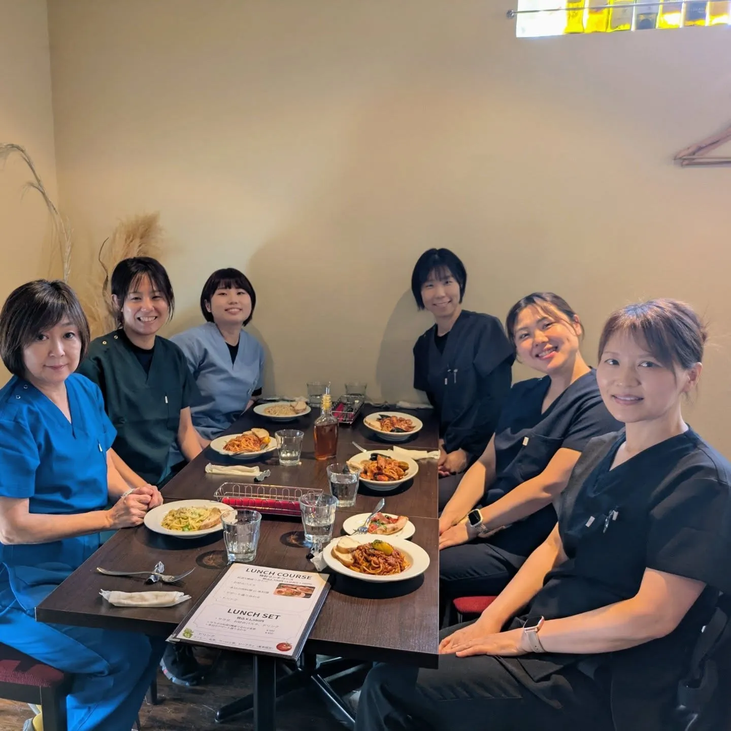 中里OTの歓迎Lunch😋