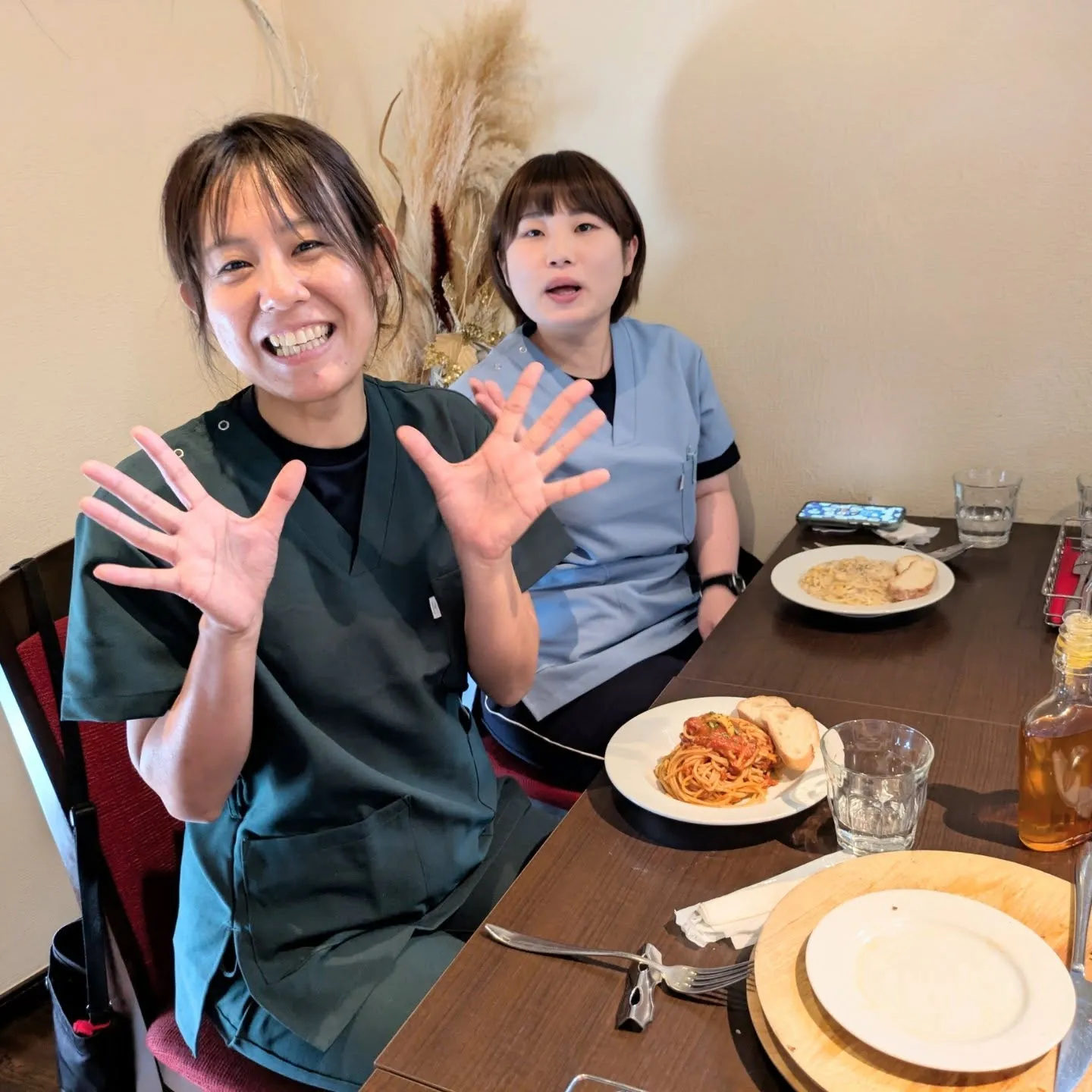 中里OTの歓迎Lunch😋
